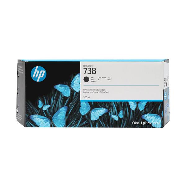 Hp originale - Cartuccia Ink DesignJet 738 - Nero - 498N8A - 300ml