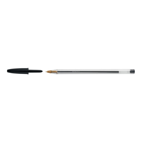 Penna a sfera Cristal - punta media 1,0 mm - nero - Bic - conf. 50 pezzi