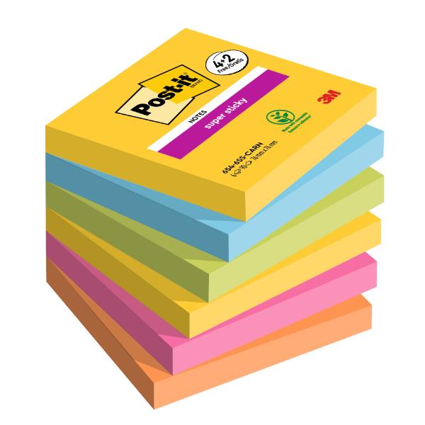 Blocco foglietti Post-it Super Sticky Carnival - 76 …