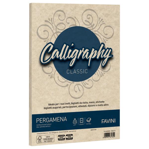 Carta Calligraphy Pergamena - A4 - 190 gr …