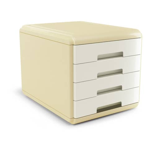 Cassettiera Vintage Milk - 4 cassetti - 29,5 …