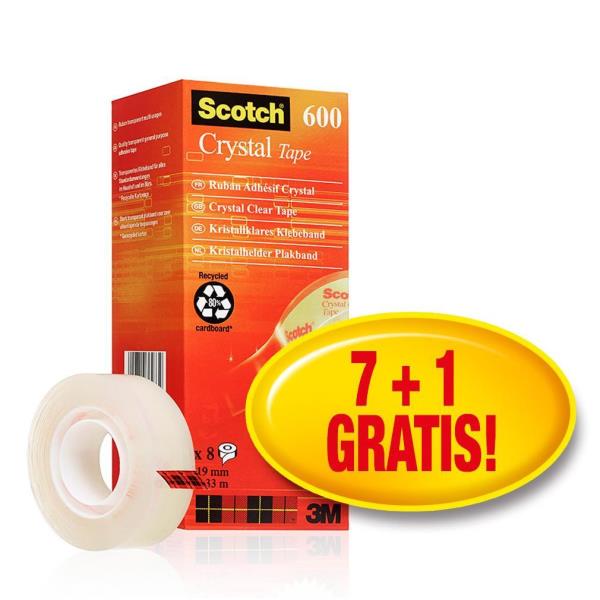 Nastro adesivo Scotch® Crystal 600 supertrasparente 19 mm …