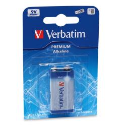 Pila Transistor - 9V - 49924 - alcalina - Verbatim - blister 1 pezzo