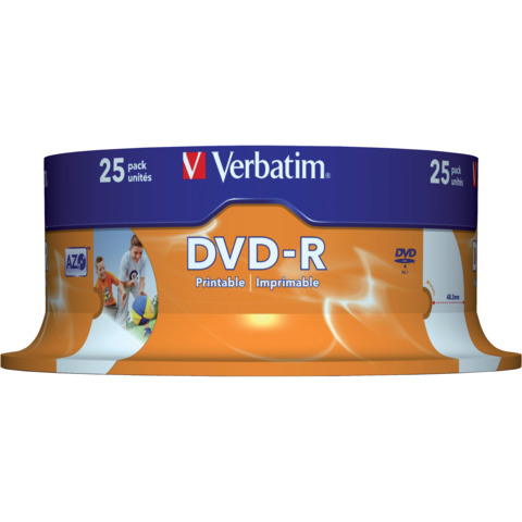 Verbatim - Scatola 25 DVD-R - stampabile - …