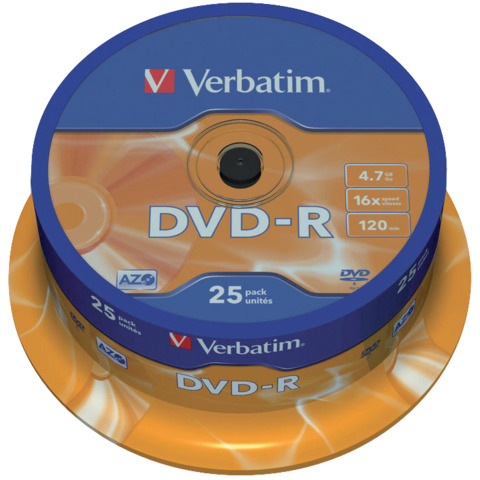 Verbatim - Scatola 25 DVD-R - serigrafato - …