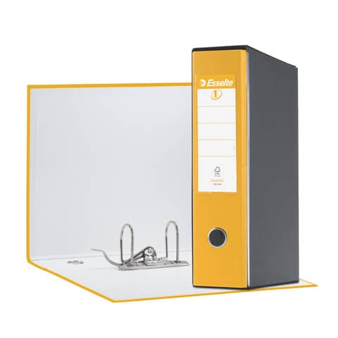Registratore Eurofile G55 - dorso 8 cm - protocollo 23 x 33 cm - giallo - Esselte