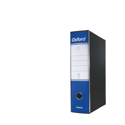 Registratore Oxford G85 - dorso 8 cm - protocollo 23 x 33 cm - blu - Esselte