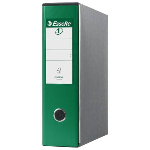 Registratore Eurofile G53 - dorso 8 cm - commerciale 23 x 30 cm - verde - Esselte