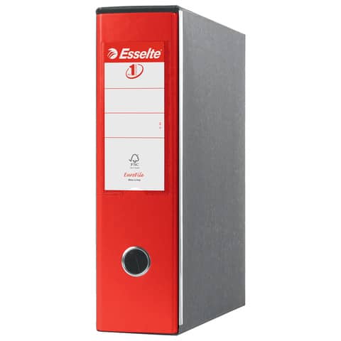 Registratore Eurofile G53 - dorso 8 cm - commerciale 23 x 30 cm - rosso - Esselte