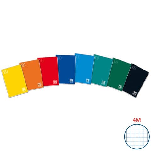 Maxiquaderno One Color - A4 - 4 mm - 18 +1 fogli - 100 gr - Blasetti