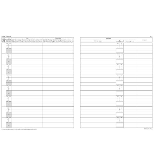 Registro antiriciclaggio per professionisti - 31 x 24cm - 46 fogli - Edipro