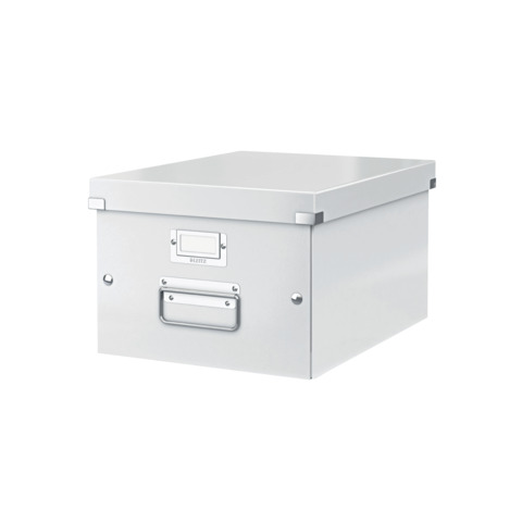 Scatola archivio Click & Store - 28,1 x 20 x 37cm (A4) - bianco - Leitz