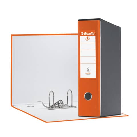 Registratore Eurofile G55 - dorso 8 cm - protocollo 23 x 33 cm - arancione - Esselte