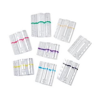 Blister portamonete - 1 euro - fascia gialla - Iternet - sacchetto da 100 blister
