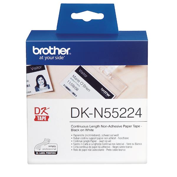 Brother - Nastro non adesivo - Nero/Bianco - …