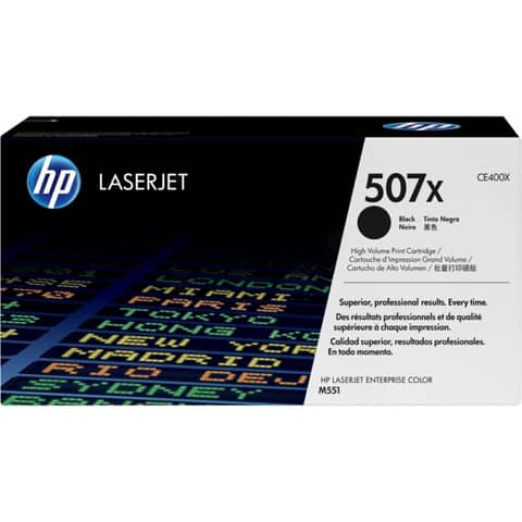 Hp - Toner originale - 507X - Nero - CE400X - 11.000 pag