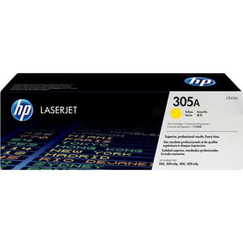 Hp - Toner originale - 305A - Giallo - CE412A - 2.600 pag