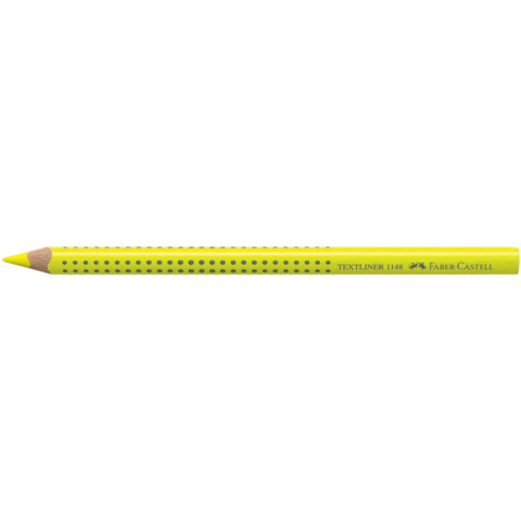 Matita evidenziatore Textliner Dry 1148 Grip Jumbo - diametro mina 5,4mm - giallo - Faber-Castell