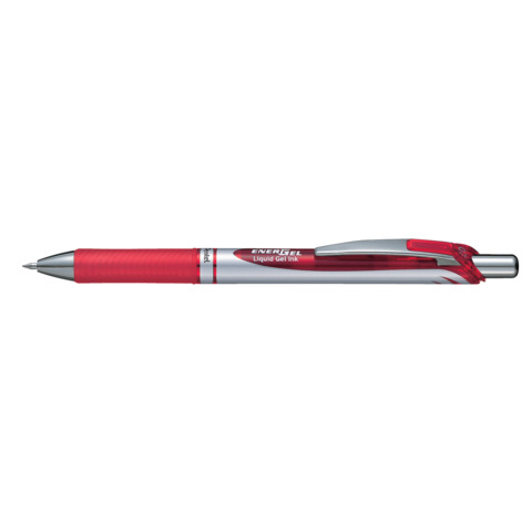 Roller a scatto Energel XM Click - punta 0,7 mm - rosso - Pentel
