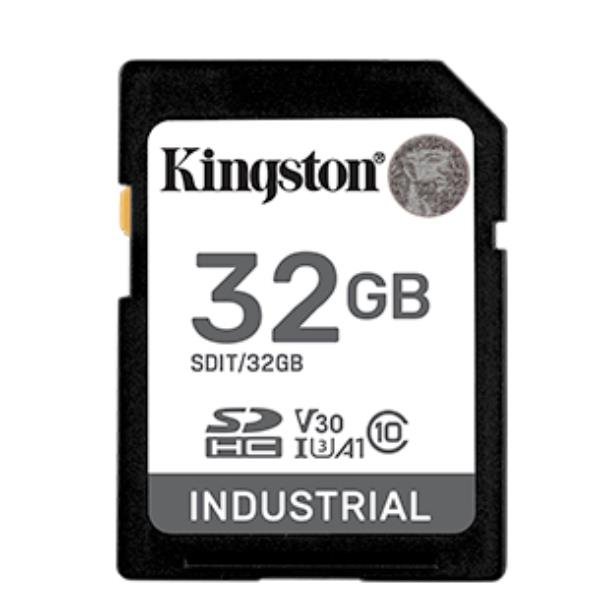 Kingston Industrial - Scheda di memoria flash - 32 GB - A1 / Video Class V30 / UHS-I U3 / Class10 - UHS-I microSDHC