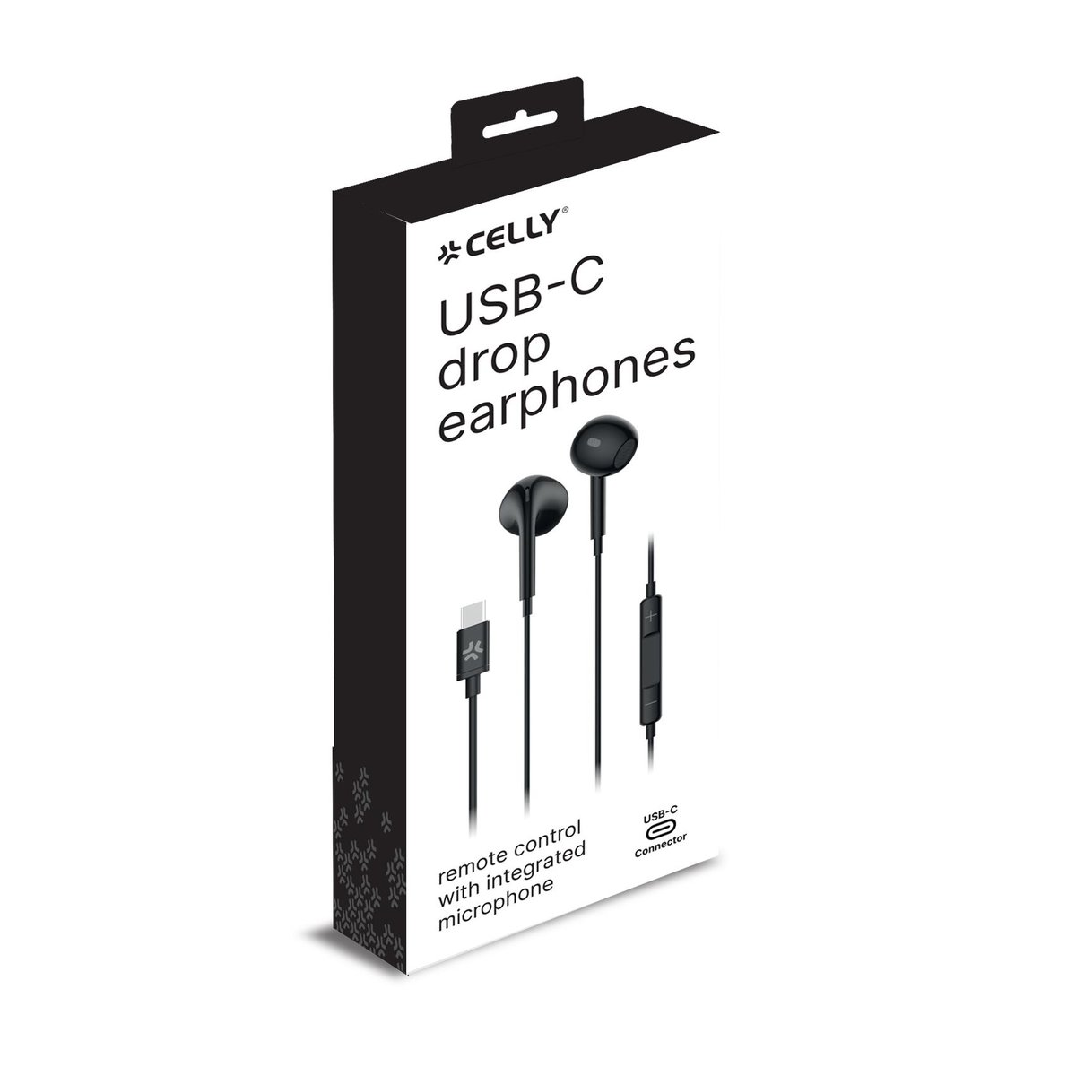=>>DROP STEREO EARPHONES USB-C BK