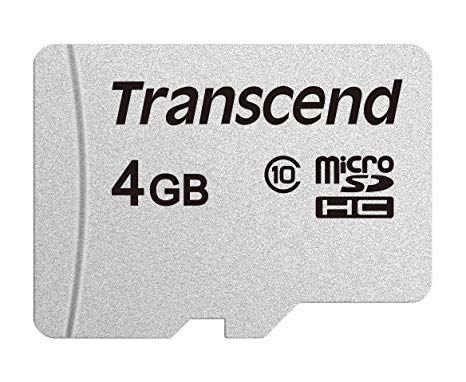 Transcend 300S - Scheda di memoria flash - 4 GB - Class 10 - microSDHC