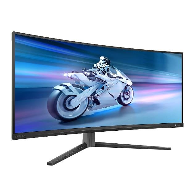 Philips Evnia 6000 34M2C6500 - Monitor OLED - gaming - curvato - 34" - 3440 x 1440 WQHD @ 175 Hz - 1000 cd/m² - 1000000:1 - DisplayHDR 400 True Black - 0.03 ms - 2xHDMI, DisplayPort - ardesia scura