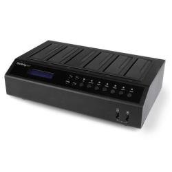 StarTech.com Dock Duplicatore Disco Rigido HDD USB 3.0 / eSATA a 6 Bay - HDD/ SSD 1:5 Cloner / Eraser, Duplicatore HDD, 5 copie, USB 3.0/eSATA, Nero, Copia, Cancellare, 5000 MB/s
