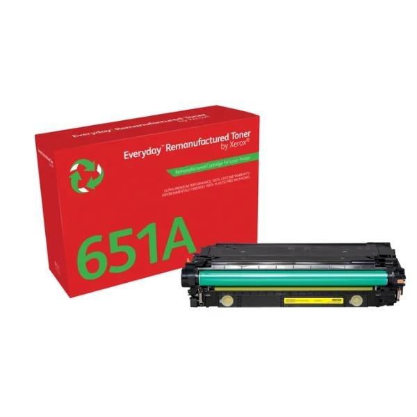 Everyday - Giallo - compatibile - cartuccia toner (alternativa per: HP 307A, HP 650A, HP 651A) - per HP Color LaserJet Enterprise CP5525, M750, MFP M775; Color LaserJet Professional CP5225