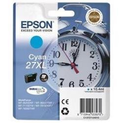 Epson 27XL - 17.7 ml - XL - ciano - originale - blister con allarme a radiofrequenza - cartuccia d'inchiostro - per WorkForce WF-3620, WF-3640, WF-7110, WF-7610, WF-7620, WF-7715, WF-7720
