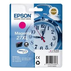 Epson 27XL - 10.4 ml - XL - magenta - originale - blister con allarme a radiofrequenza - cartuccia d'inchiostro - per WorkForce WF-3620, WF-3640, WF-7110, WF-7610, WF-7620, WF-7715, WF-7720