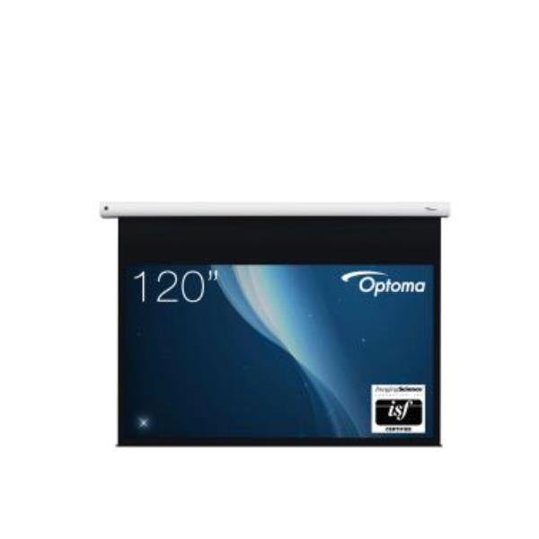 Optoma Panoview DE-9120EGA - Schermo per proiezione - motorizzato - 120" (305 cm) - 16:9 - Matte White - per Optoma H117ST, H185X, H190X, HD28B, UHD35, UHD38