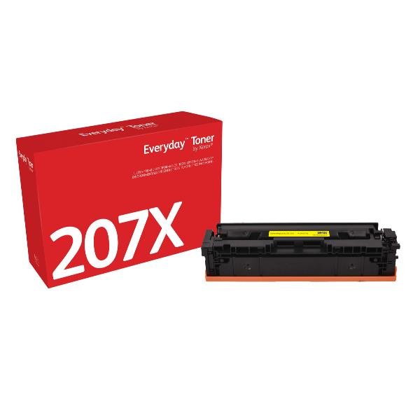 Everyday - Alta resa - giallo - compatibile - cartuccia toner (alternativa per: HP 207X, HP W2212X) - Green World Alliance return program - per HP Color LaserJet Pro M255dw, M255nw, MFP M282nw, MFP M283fdn, MFP M283fdw