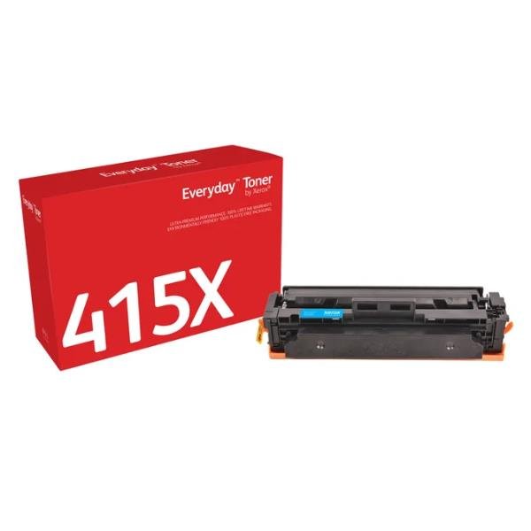 Everyday - Alta capienza - ciano - compatibile - cartuccia toner (alternativa per: HP W2031X, HP 415X) - per HP Color LaserJet Pro M454, MFP M479