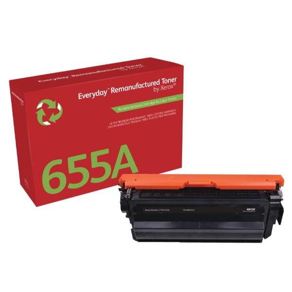 Everyday - Nero - compatibile - cartuccia toner (alternativa per: HP 655A, HP CF450A) - per HP Color LaserJet Enterprise M652, M653; LaserJet Enterprise Flow MFP M681, MFP M682