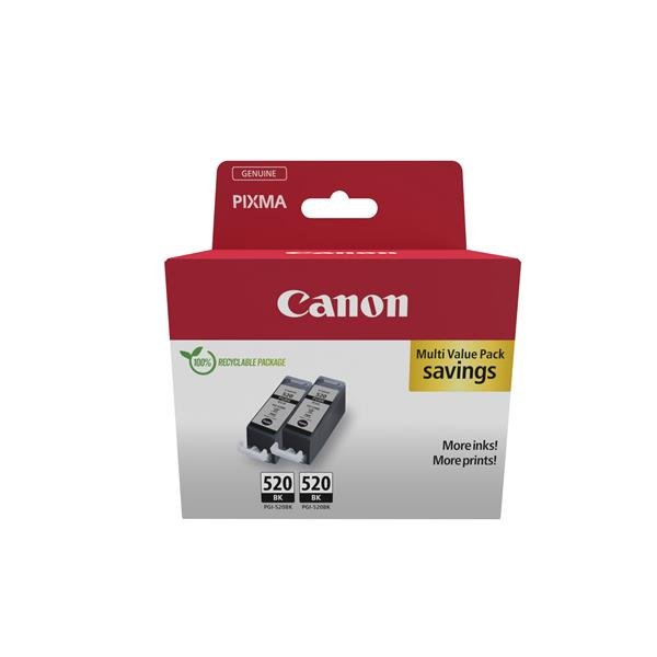 Canon PGI-35BK Twin Pack - Confezione da 2 - 9.3 ml - nero - originale - serbatoio inchiostro - per PIXMA iP100, iP110, TR150