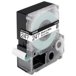 Epson LabelWorks LK-6WBN - Nero su bianco - Rotolo (2,4 cm x 9 m) 1 cassetta(e) rotolo di etichette - per LabelWorks LW-1000, LW-600, LW-700, LW-900, LW-Z5000, LW-Z5010, LW-Z700, LW-Z710, LW-Z900