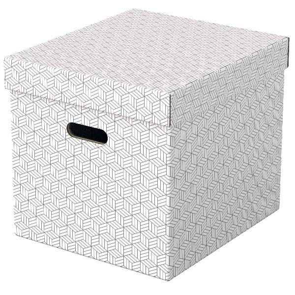 ESSELTE CF3 SCATOLA CARTONE RICICL.CUBO BIA