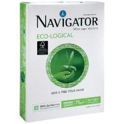 Navigator Eco-Logical - 105 micron - A4 (210 x 297 mm) - 75 g/m² - 500 fogli carta comune