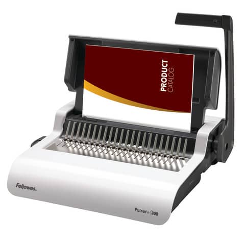 Rilegatrice Pulsar+ 300 - manuale - a dorso plastico - Fellowes