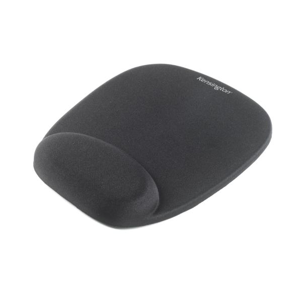 Tappetino per mouse con poggiapolsi - schiuma - nero - Kensington