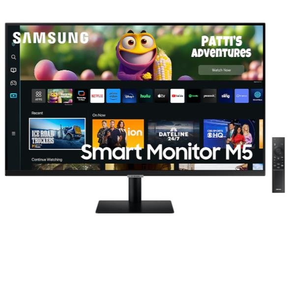 Samsung S27DM500EU - M50D Series - monitor a LED - Smart - 27" - 1920 x 1080 Full HD (1080p) @ 60 Hz - VA - 250 cd/m² - 3000:1 - HDR10 - 4 ms - 2xHDMI - altoparlanti - nero