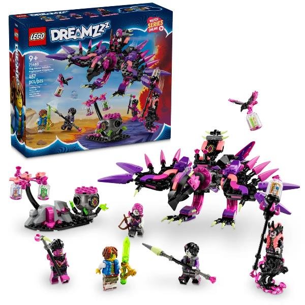 LEGO DREAMZZZ LE CREATURE DA INCUBO MAI-STREGA SET CON MINIFIGURE E ANIMALI DA COSTRUIRE