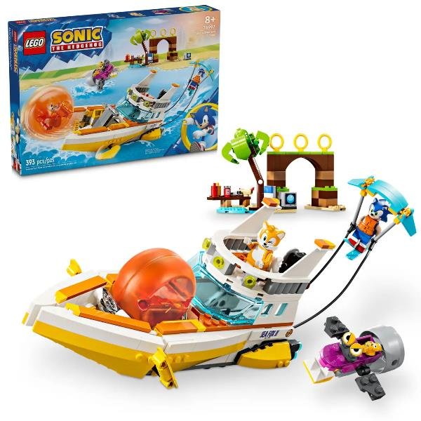 LEGO SONIC THE HEDGEHOG L'AEROSCAFO DELLE AVVENTURE DI TAILS BARCA CON 4 PERSONAGGI