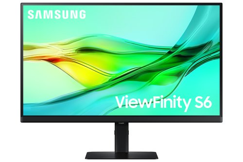 Samsung ViewFinity S6 S27D600UAU - S60UD Series - monitor a LED - USB - 27" - 2560 x 1440 QHD @ 100 Hz - IPS - 350 cd/m² - 1000:1 - HDR10 - 5 ms - HDMI, DisplayPort, USB-C - nero