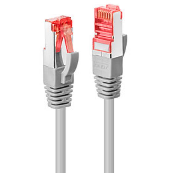 Lindy - Cavo patch - RJ-45 (M) a RJ-45 (M) - 1.5 m - PiMF (coppie in lamina di metallo) - CAT 6e - antiaggrovigliamento - grigio