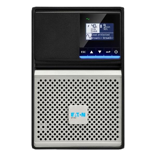 Eaton 5P 650i - Gen 2 - UPS - 200-240 V c.a. V - 650 VA - piombo-acido regolato da valvola (VRLA) - 9 Ah - RS-232, USB - connettori di uscita 4