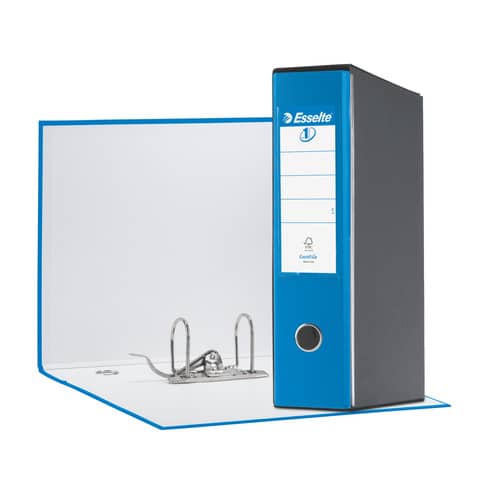 Registratore Eurofile G55 - dorso 8 cm - protocollo 23 x 33 cm - blu vivida - Esselte