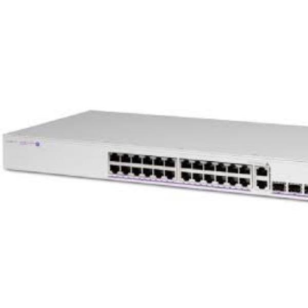 OS6360-P24 GIGE FIXED CHASSIS 24 RJ-45 POE 10/100/1G BASET 2 FIXED RJ45/SFP COMBO (1G) 2 FIXED SFP+ (1G/10G) UPLINK/STACKING PORT S. 1RU