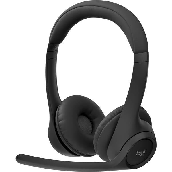 Logitech Zone 300 - Cuffie con microfono - over ear - Bluetooth - senza fili - midnight black